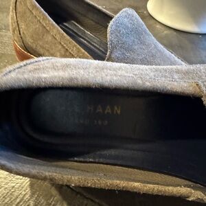 Cole Haan Men's Suede Gray Slip-Ons